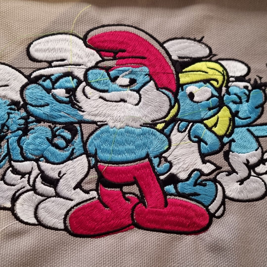 borduren de smurfen